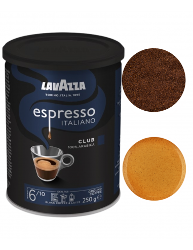 Lavazza Club arabica kawa mielona średnio palona 250g