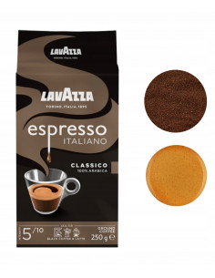 Lavazza Espresso kawa mielona arabica lekko palona 250g