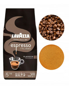 Lavazza Caffe Espresso kawa ziarnista arabica średnio palona 1kg