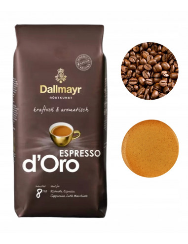 Dallmayr Espresso d`Oro kawa ziarnista czarna 1kg