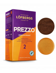 Lofbergs Prezzo Medium Roast kawa mielona arabica intensywna 500g