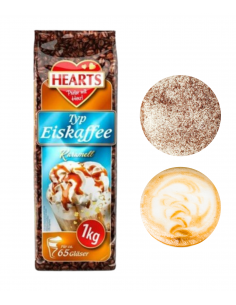 Hearts Cappuccino Ice Coffee kawa rozpuszczalna z karmelem 1kg