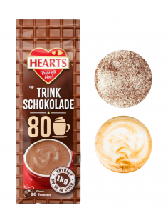 Hearts czekolada mleczna do picia  1kg