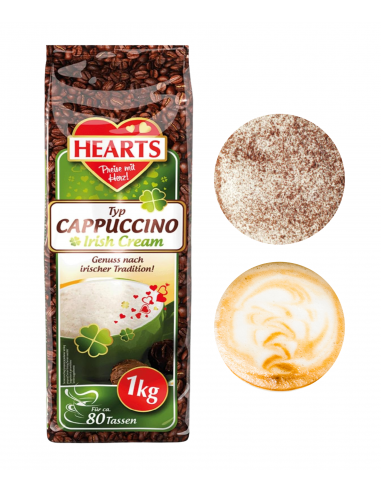 Hearts Cappuccino Irish Cream - kawa rozpuszczalna po Irlandzku 1 kg