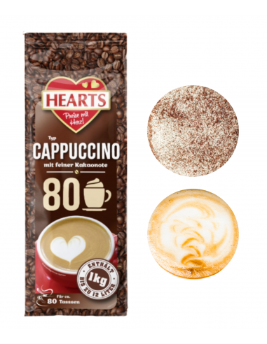 Hearts Kakaonote Cappuccino z dodatkiem kakao 1kg
