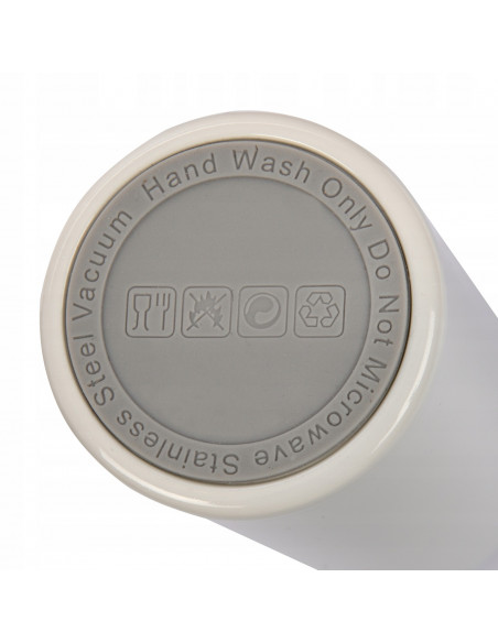 Kubek termiczny Majestic Sport Mash 450 ml biały