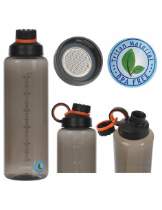 Butelka tritanowa Majestic Sport James Clear 1500 ml czarna 2