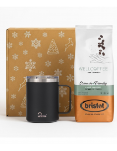 Zestaw świąteczny - kawa mielona Bristot Wellcoffe 200g +...