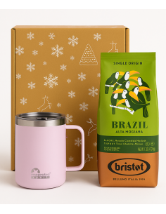 Zestaw świąteczny - kawa ziarnista Bristot Brazil + kubek... 2
