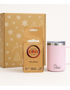 Zestaw świąteczny - kawa ziarnista Lavazza Oro + kubek... 2