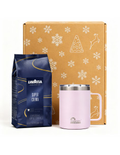 Zestaw świąteczny kawa ziarnista Lavazza Super Crema...