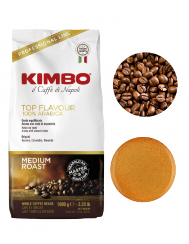 Kimbo Top Flavour kawa ziarnista arabica 1 kg