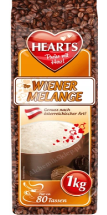 HEARTS Cappuccino Wiener Melange 1kg rozpuszczalne