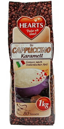 HEARTS Cappuccino Caramel 1kg rozpuszczalne