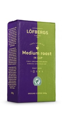 LOFBERGS Medium Roast in Cup - kawa mielona 250g