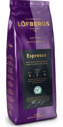 LOFBERGS Espresso - Kawa ziarnista 400g