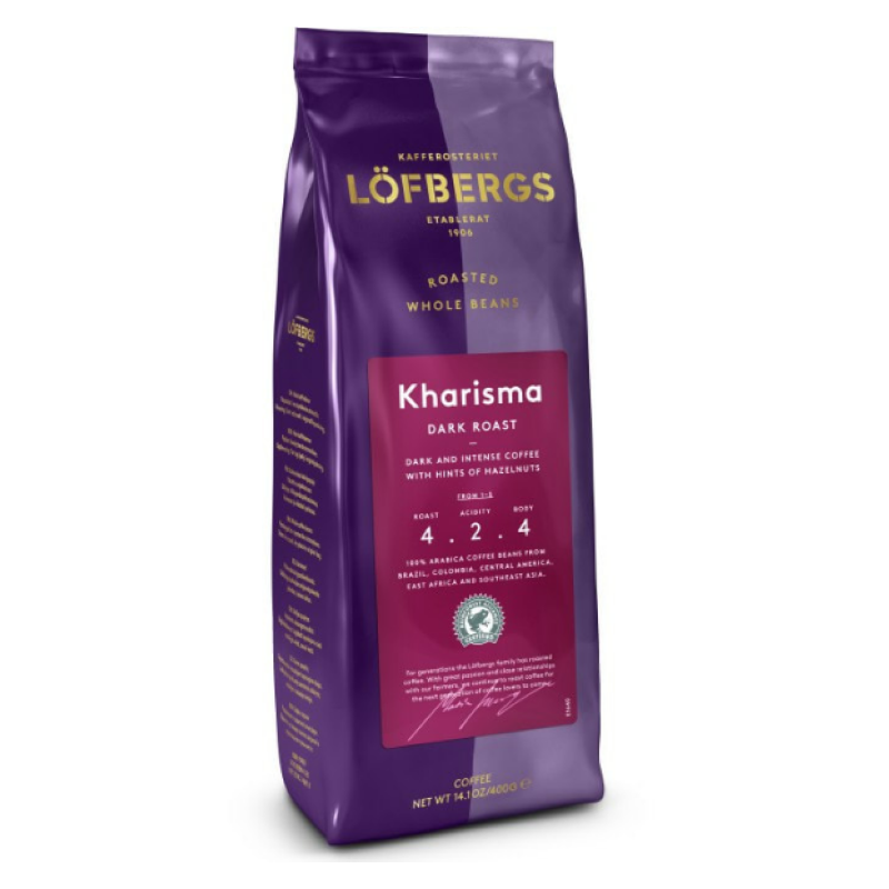 LOFBERGS Kharisma Dark Roast - Kawa ziarnista 400g