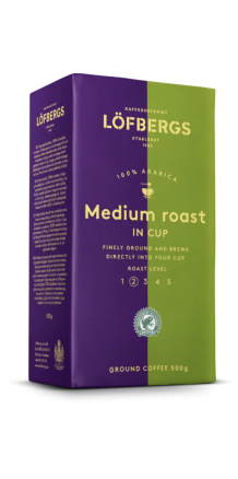 LOFBERGS Medium Roast in Cup - Kawa mielona 500g