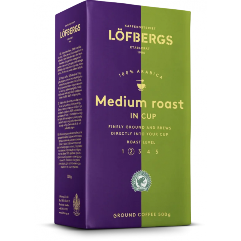 LOFBERGS Medium Roast in Cup - Kawa mielona 500g