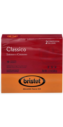 BRISTOT CLASSICO - Kawa mielona 2*250g
