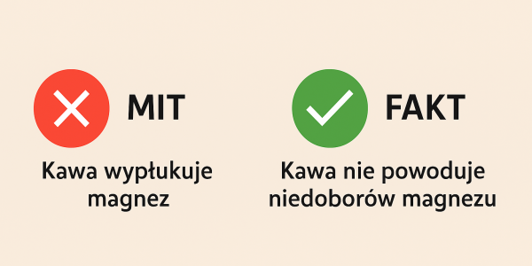 Czy kawa wypłukuje magnez? Fakty i mity