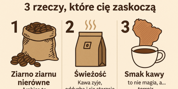 Kawa ziarnista – 3 rzeczy, które cię zaskoczą