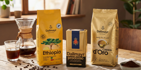 Dallmayr Crema d’Oro, Prodomo, Ethiopia – mocne trio w Żyrafka.eu