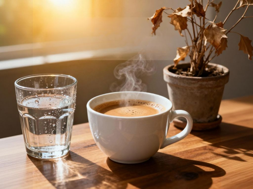 Czy kawa odwadnia? Fakty i mity