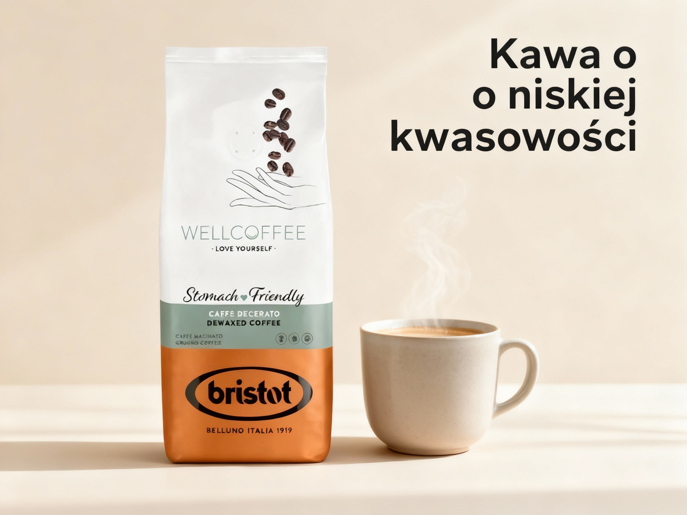 Kawa o niskiej kwasowości 