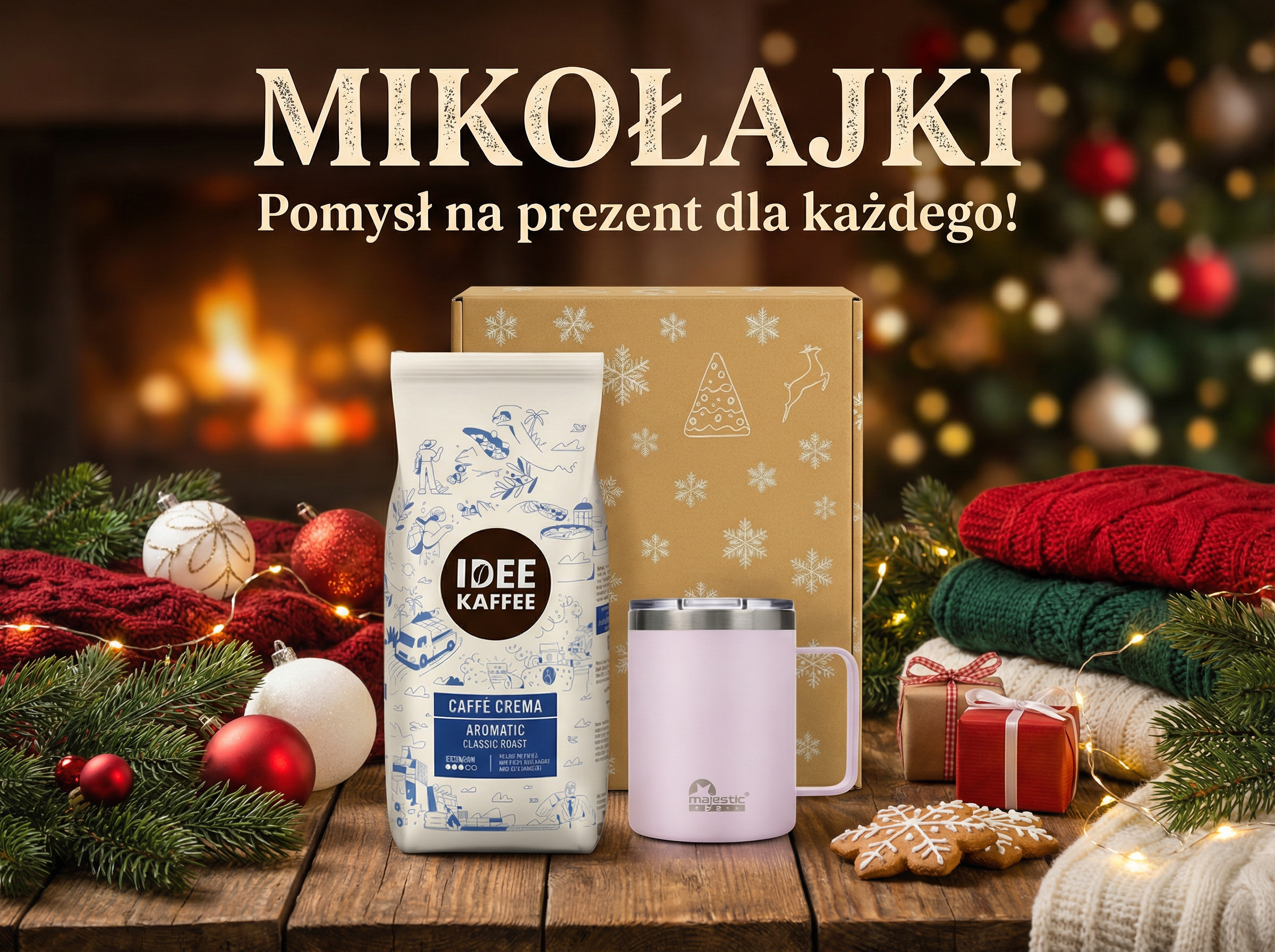 Gorący prezent na Mikołajki: kawa + kubek termiczny
